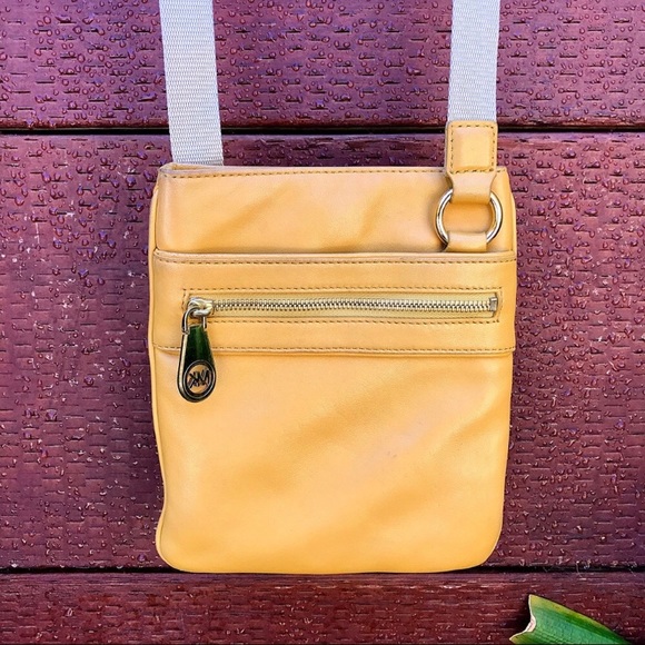 Michael Kors Handbags - Michael Kors Authentic Mustard Crossbody Purse